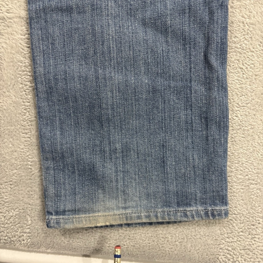 7 For All Mankind Jeans Men 30 Standard Straight Leg Blue Vintage Y2K - Picture 5 of 10